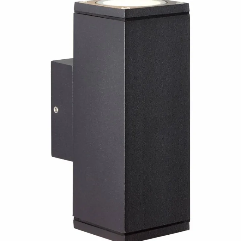 Luminaires Brilliant Applique murale d'extérieur Brillliant Nerty Argenté, 2 lumières