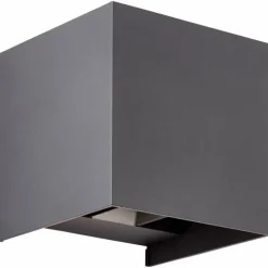 Luminaires Brilliant Applique murale d'extérieur Brillliant Haliz LED Gris, 1 lumière