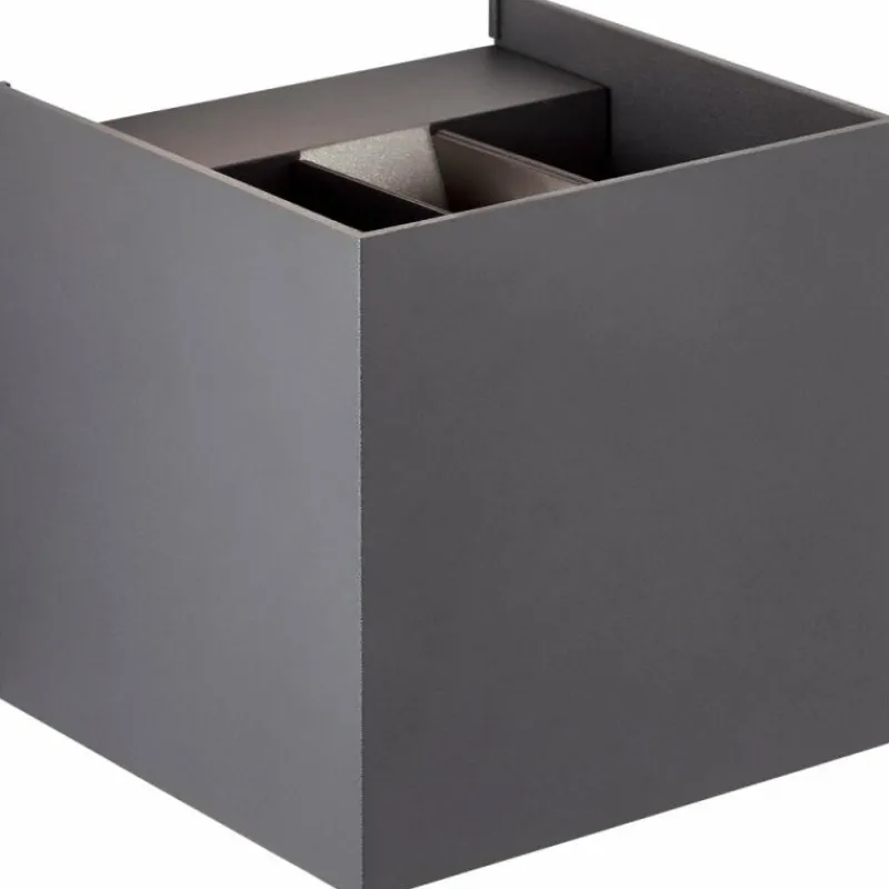 Luminaires Brilliant Applique murale d'extérieur Brillliant Haliz LED Gris, 1 lumière