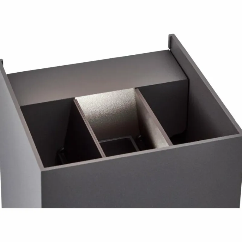 Luminaires Brilliant Applique murale d'extérieur Brillliant Haliz LED Gris, 1 lumière