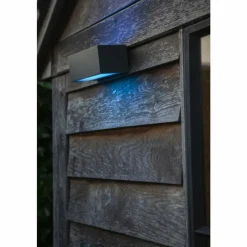 Luminaires Lutec Applique murale d'extérieur Lutec GEMINI LED Anthracite, 2 lumières, Changeur de couleurs