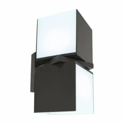 Luminaires Lutec Applique murale d'extérieur Lutec CUBA LED Anthracite, 2 lumières