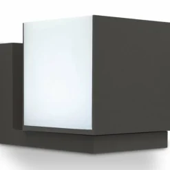 Luminaires Lutec Applique murale d'extérieur Lutec CUBA LED Anthracite, 1 lumière