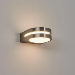 hofstein Applique murale d'extérieur Tordillos LED Chrome, 1 lumière