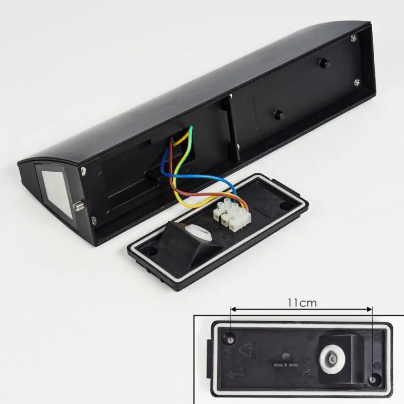 hofstein Applique murale d'extérieur Rotterdam LED Noir, 1 lumière