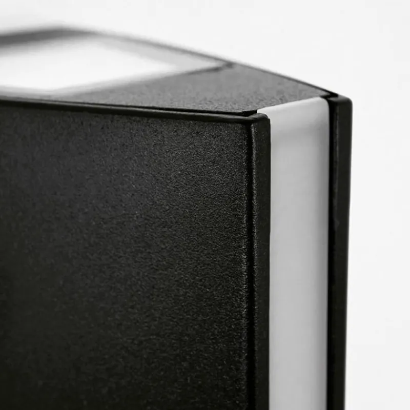 hofstein Applique murale d'extérieur Rotterdam LED Noir, 1 lumière