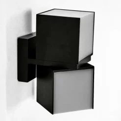 hofstein Applique murale d'extérieur Swanek LED Noir, 1 lumière