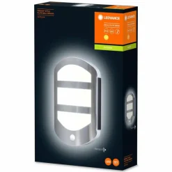 Luminaires Ledvance Applique murale d'extérieur LEDVANCE ENDURA Blanc, 1 lumière, Détecteur de mouvement