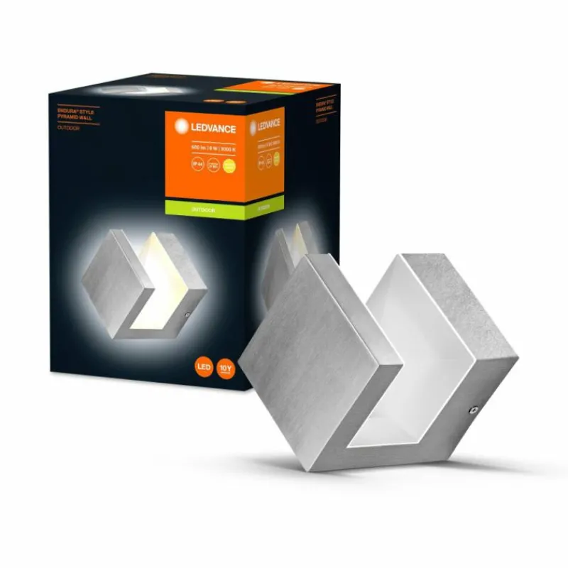 Luminaires Ledvance Applique murale d'extérieur LEDVANCE ENDURA Acier inoxydable, 1 lumière