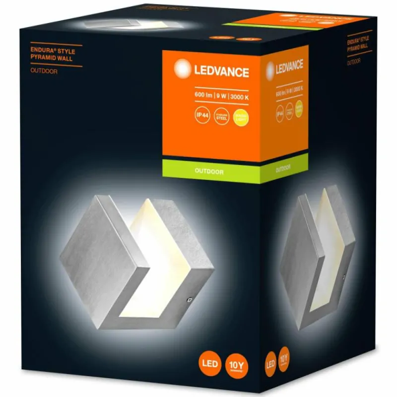 Luminaires Ledvance Applique murale d'extérieur LEDVANCE ENDURA Acier inoxydable, 1 lumière