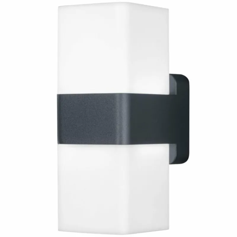 Luminaires Ledvance Applique murale d'extérieur LEDVANCE CUBE Gris, 1 lumière, Changeur de couleurs