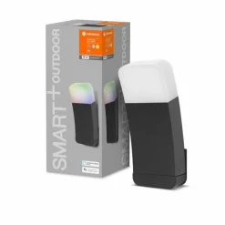 Luminaires Ledvance Applique murale d'extérieur LEDVANCE CURVE Gris, 1 lumière, Changeur de couleurs