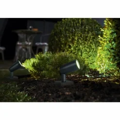 Luminaires Ledvance Applique murale d'extérieur LEDVANCE GARDEN SPOT Gris, 1 lumière, Changeur de couleurs