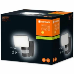 Luminaires Ledvance Applique murale d'extérieur LEDVANCE ENDURA Gris, 1 lumière, Détecteur de mouvement