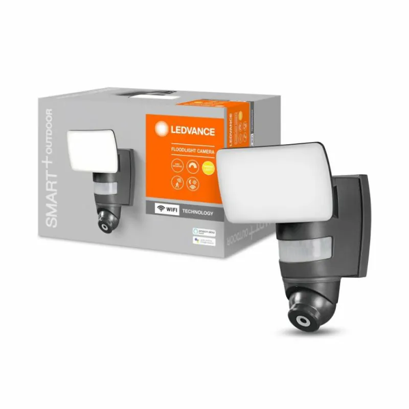 Luminaires Ledvance Applique murale d'extérieur LEDVANCE SMART+ Gris, 1 lumière, Détecteur de mouvement