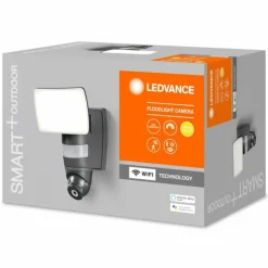 Luminaires Ledvance Applique murale d'extérieur LEDVANCE SMART+ Gris, 1 lumière, Détecteur de mouvement