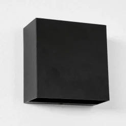 hofstein Applique murale d'extérieur Spidern LED Noir, 1 lumière