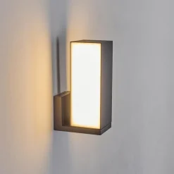 hofstein Applique murale d'extérieur Swanek LED Anthracite, 1 lumière