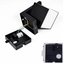 hofstein Applique murale d'extérieur Swanek LED Noir, 1 lumière