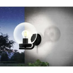 Luminaires Eglo Applique murale d'extérieur Eglo TAVERNA Noir, 1 lumière