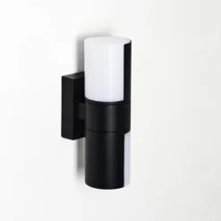 hofstein Applique murale d'extérieur Baulund LED Noir, 1 lumière