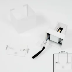 hofstein Applique murale d'extérieur Everton LED Blanc, 2 lumières