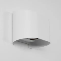 hofstein Applique murale d'extérieur Everton LED Blanc, 2 lumières