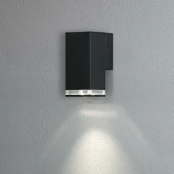 Luminaires Konstsmide Applique murale d'extérieur Konstsmide Antares Noir, 1 lumière