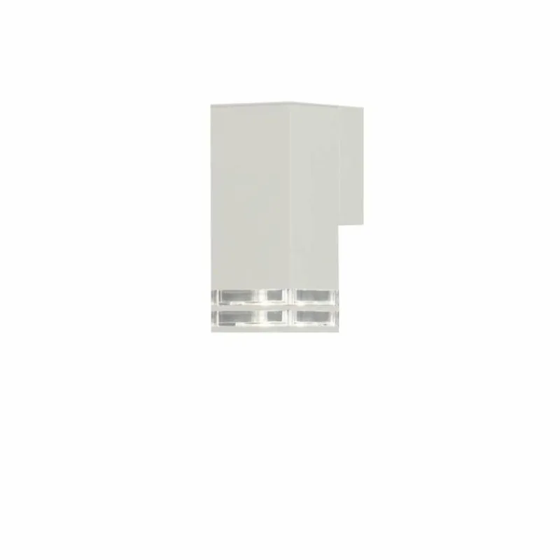 Luminaires Konstsmide Applique murale d'extérieur Konstsmide Antares Blanc, 1 lumière