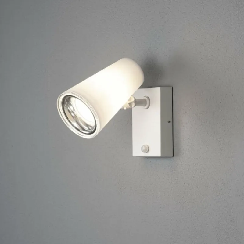 Luminaires Konstsmide Applique murale d'extérieur Konstsmide Fano Gris, 1 lumière, Détecteur de mouvement