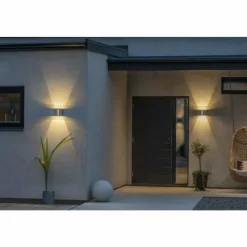 Luminaires Konstsmide Applique murale d'extérieur Konstsmide Pavia LED Anthracite, 4 lumières