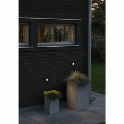 Luminaires Konstsmide Applique murale d'extérieur Konstsmide Chieri LED Noir, 8 lumières