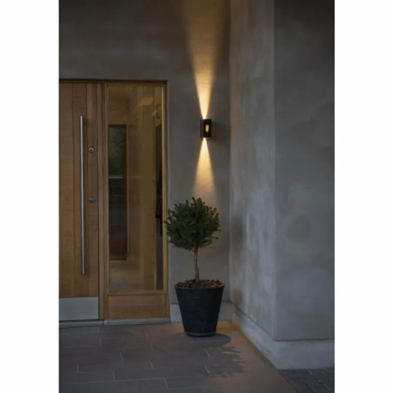 Luminaires Konstsmide Applique murale d'extérieur Konstsmide Cremona LED Anthracite, 3 lumières, Télécommandes