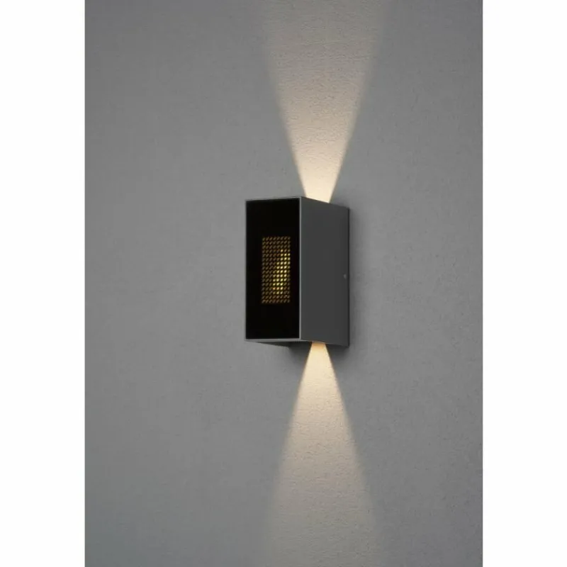 Luminaires Konstsmide Applique murale d'extérieur Konstsmide Cremona LED Anthracite, 3 lumières, Télécommandes