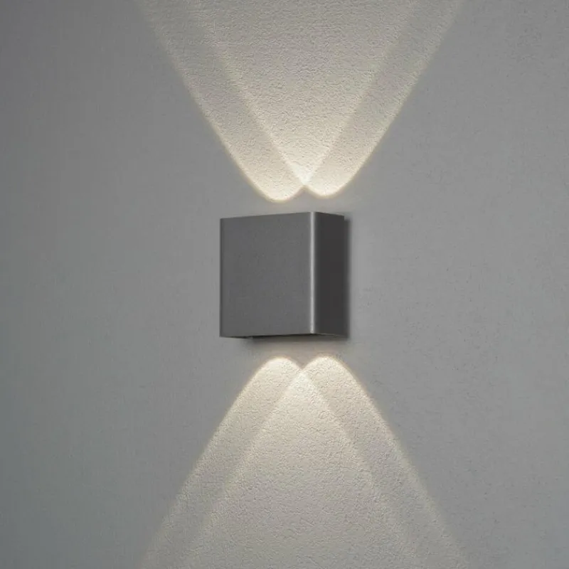 Luminaires Konstsmide Applique murale d'extérieur Konstsmide Chieri LED Anthracite, 4 lumières