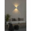 Luminaires Konstsmide Applique murale d'extérieur Konstsmide Gela LED Blanc, 2 lumières