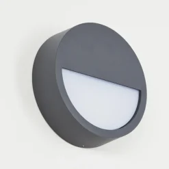 hofstein Applique murale d'extérieur Nagap LED Anthracite, Blanc, 1 lumière