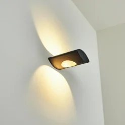 hofstein Applique murale d'extérieur Lémettou LED Anthracite, Blanc, 1 lumière