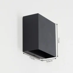 hofstein Applique murale d'extérieur Spidern LED Anthracite, 1 lumière