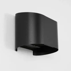 hofstein Applique murale d'extérieur Everton LED Noir, 2 lumières