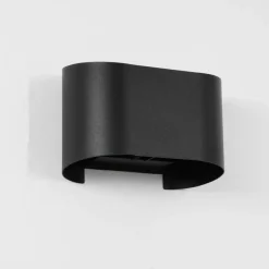 hofstein Applique murale d'extérieur Everton LED Noir, 2 lumières