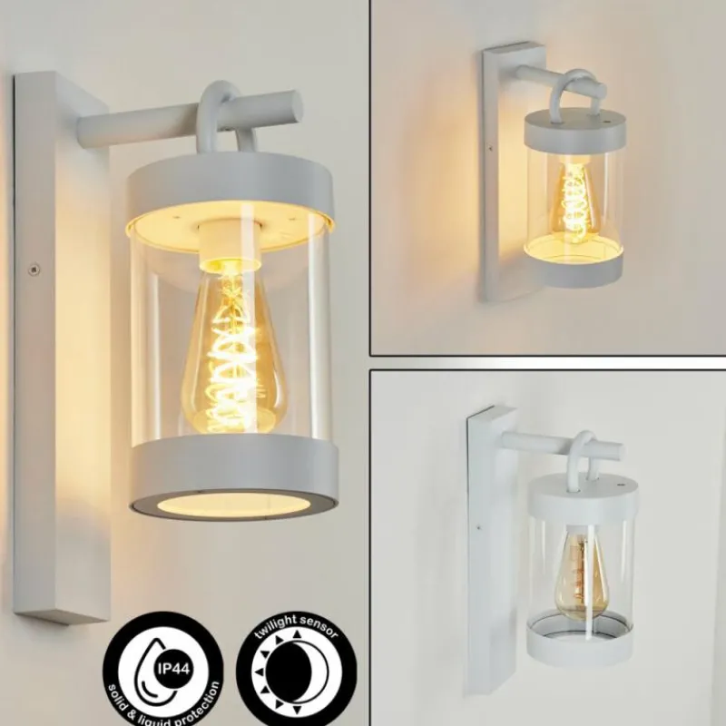 Luminaires Rustiques-hofstein Applique murale d'extérieur Fulham Blanc, 1 lumière