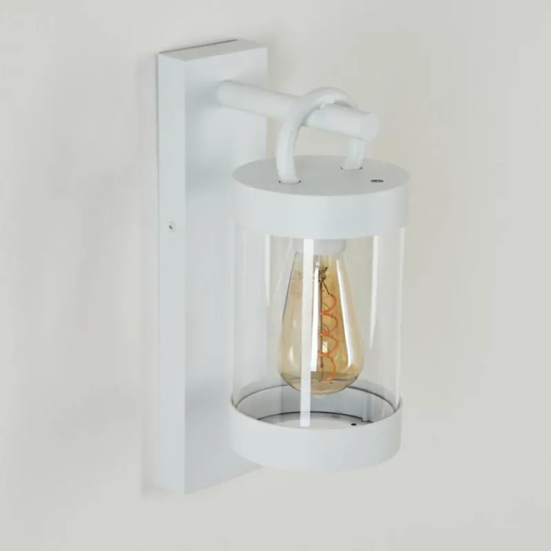 Luminaires Rustiques-hofstein Applique murale d'extérieur Fulham Blanc, 1 lumière