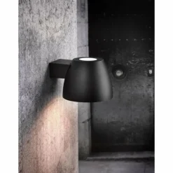 Luminaires Nordlux Applique murale d'extérieur Nordlux BELL Noir, 1 lumière