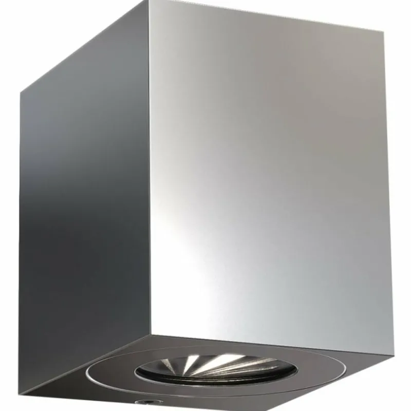 Luminaires Nordlux Applique murale d'extérieur Nordlux CANTO LED Argenté, 2 lumières