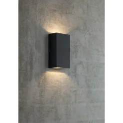 Luminaires Nordlux Applique murale d'extérieur Nordlux ROLD LED Noir, 2 lumières