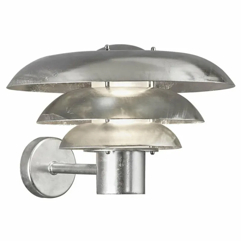 Luminaires Nordlux Applique murale d'extérieur Nordlux KURNOS Argenté, 1 lumière