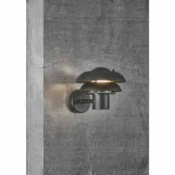 Luminaires Nordlux Applique murale d'extérieur Nordlux KURNOS Noir, 1 lumière