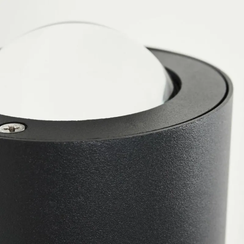 hofstein Applique murale d'extérieur Andersro LED Noir, 2 lumières