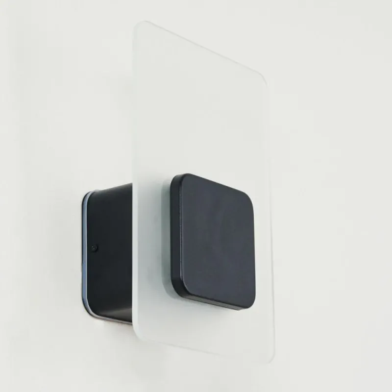 hofstein Applique murale d'extérieur Lunnom LED Noir, 1 lumière